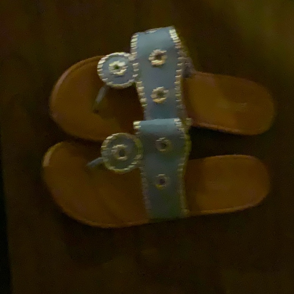 Palms Blue sandals